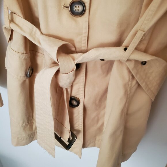 Cami Women's Banana Color Belted Safari Style Jacket  18 - Picture 8 of 12